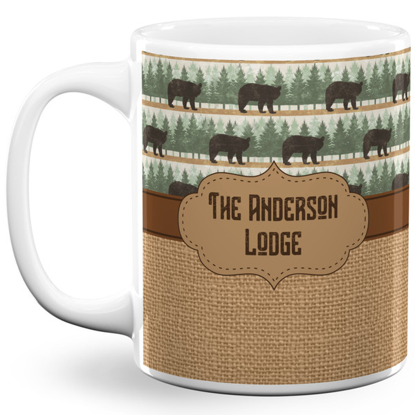 Custom Cabin 11 Oz Coffee Mug - White (Personalized)