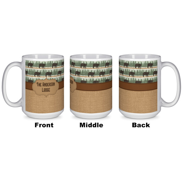 Cabin Coffee Mug - 15 oz - White APPROVAL