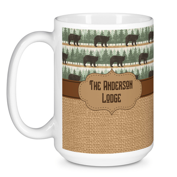 Cabin Coffee Mug - 15 oz - White