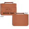 Cabin Cognac Leatherette Bible Covers - Small Single Sided Apvl