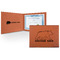 Cabin Leatherette Certificate Holder (Personalized)