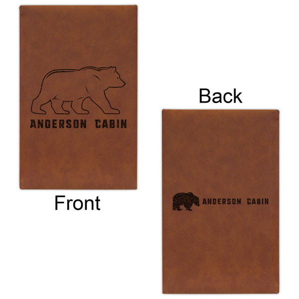 Cabin Cognac Leatherette Journal - Double Sided - Apvl