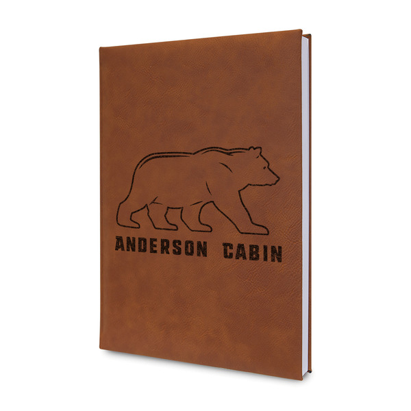 Custom Cabin Leatherette Journal - Double Sided (Personalized)