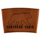 Cabin Leatherette Cup Sleeve (Personalized)