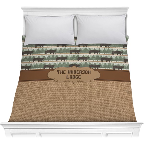 Custom Cabin Comforter - Full / Queen (Personalized)
