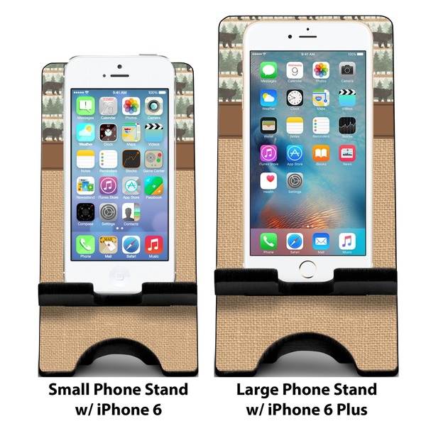 Cabin Compare Phone Stand Sizes - with iPhones