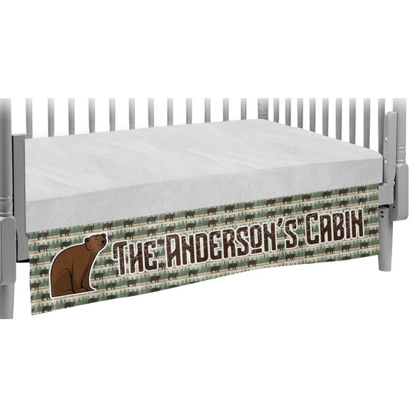 Custom Cabin Crib Skirt (Personalized)