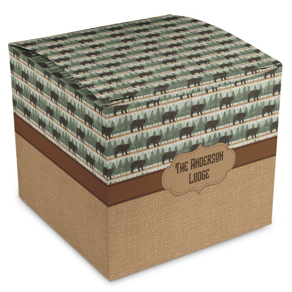 Custom Cabin Cube Favor Gift Boxes (Personalized)
