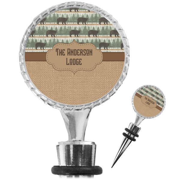 Custom Cabin Wine Bottle Stopper (Personalized)