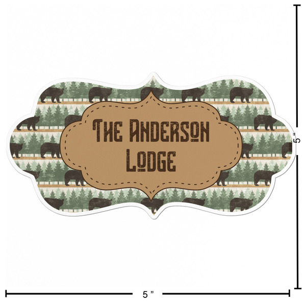 Cabin Custom Shape Iron On Patches - L - APPROVAL