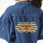 Cabin Twill Iron On Patch - Custom Shape - 3XL (Personalized)