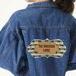 Cabin Twill Iron On Patch - Custom Shape - 3XL (Personalized)