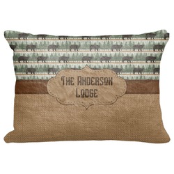 Cabin Decorative Baby Pillowcase - 16"x12" (Personalized)