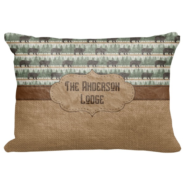Custom Cabin Decorative Baby Pillowcase - 16"x12" (Personalized)