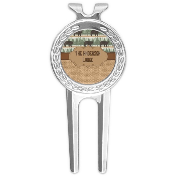 Custom Cabin Golf Divot Tool & Ball Marker (Personalized)