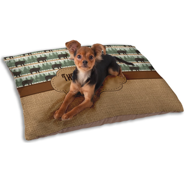 Custom Cabin Dog Bed - Small w/ Name or Text