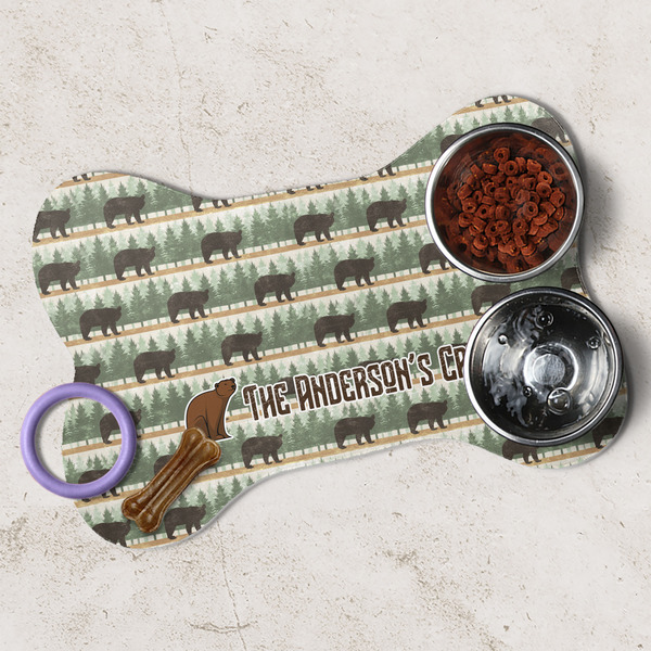 Cabin Dog Bone Shaped Mat Lifestyle