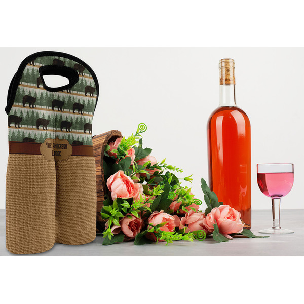 Cabin Double Wine Tote - LIFESTYLE (new)
