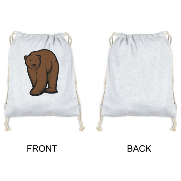 Cabin Drawstring Backpacks - Sweatshirt Fleece - Single Sided - APPROVAL
