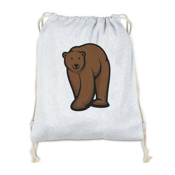 Custom Cabin Drawstring Backpack - Sweatshirt Fleece - Single Sided