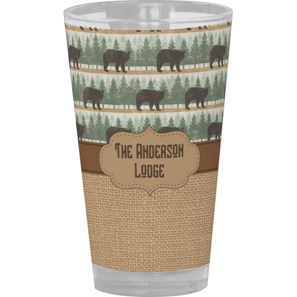 Custom Cabin Pint Glass - Full Color (Personalized)