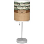 Cabin 7" Drum Lamp with Shade (Personalized)
