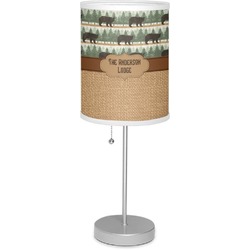 Cabin 7" Drum Lamp with Shade (Personalized)