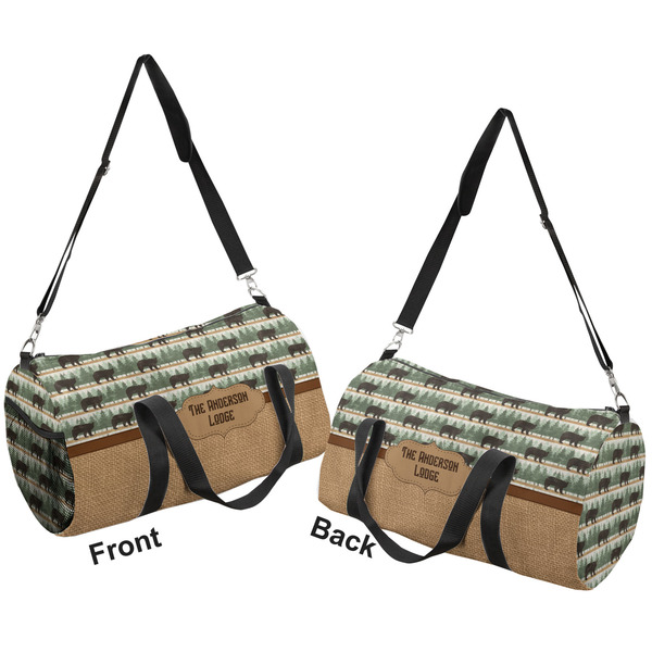 Cabin Duffle bag small front and back sides