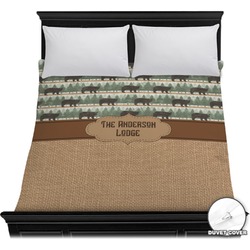 Cabin Duvet Cover - Full / Queen (Personalized)