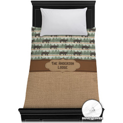 Cabin Duvet Cover - Twin XL (Personalized)