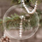 Cabin Engraved Glass Ornaments - Round-Main Parent