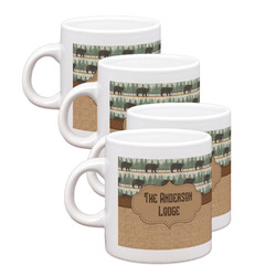 Cabin Single Shot Espresso Cups - Set of 4 (Personalized)