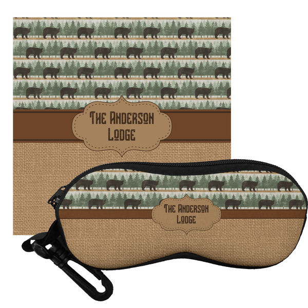 Custom Cabin Eyeglass Case & Cloth (Personalized)