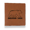 Cabin Leather Binder - 1" - Rawhide - Front View