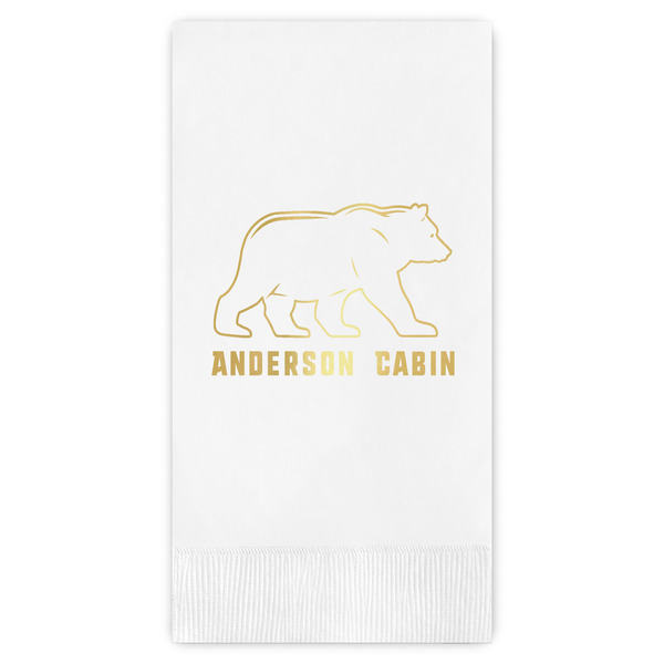 Custom Cabin Guest Napkins - Foil Stamped (Personalized)