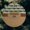 Cabin Frosted Glass Ornament - Round (Lifestyle)