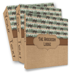 Cabin 3 Ring Binder - Full Wrap (Personalized)