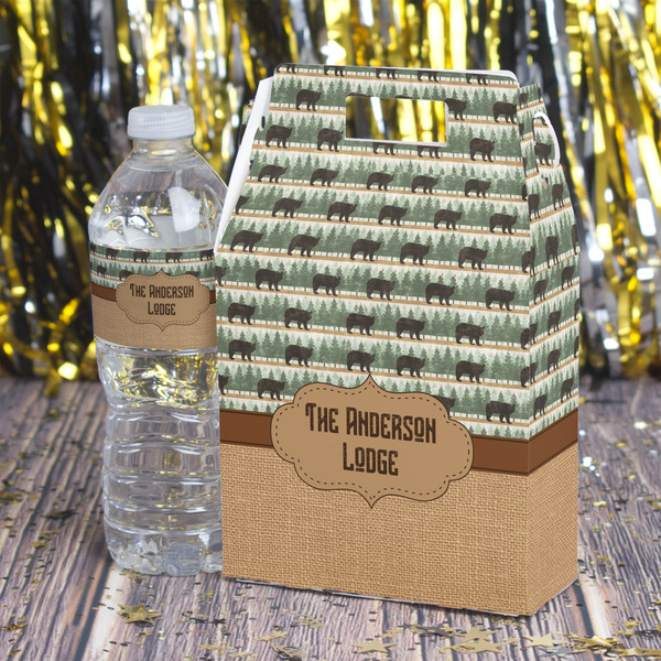 Cabin Gable Favor Box - In Context