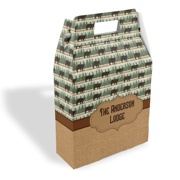 Custom Cabin Gable Favor Box (Personalized)