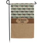 Cabin Small Garden Flag - Double Sided w/ Name or Text