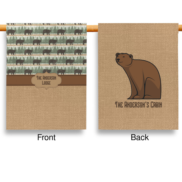 Cabin Garden Flags - Large - Double Sided - APPROVAL
