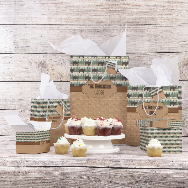 Cabin Gift Bags - In Context