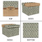 Cabin Gift Boxes with Lid - Canvas Wrapped - X-Large - Approval