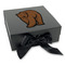 Cabin Gift Boxes with Magnetic Lid - Black - Front (angle)
