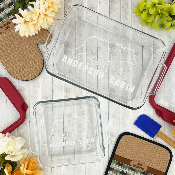 Cabin Glass Baking Dish Set - LIFESTYLE