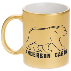 Cabin Metallic Gold Mug (Personalized)
