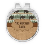 Cabin Golf Ball Marker - Hat Clip - Silver