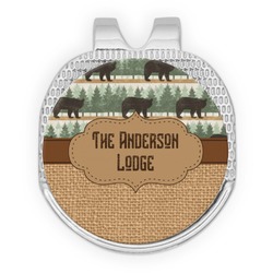 Cabin Golf Ball Marker - Hat Clip - Silver