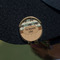 Cabin Golf Ball Marker Hat Clip - Gold - On Hat