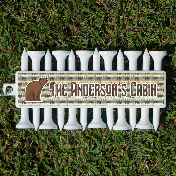 Custom Cabin Golf Tees & Ball Markers Set (Personalized)